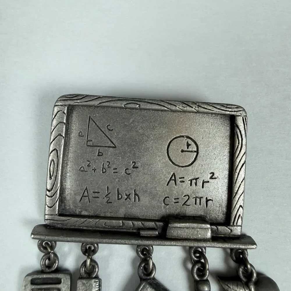 JJ Jonette School Charms Teacher Brooch Pin Jewelry